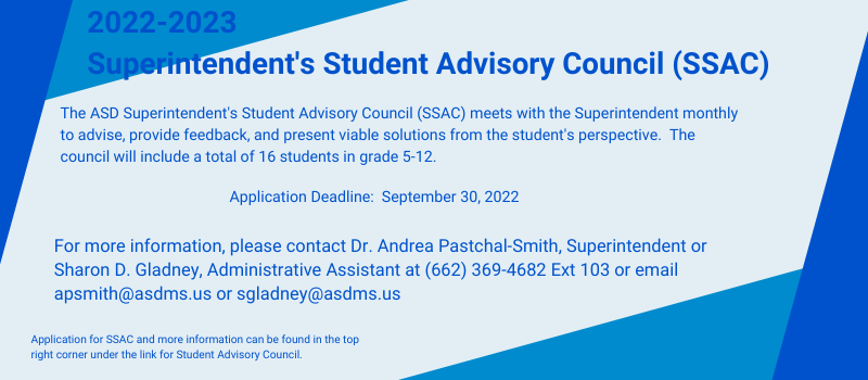 Superintendent's Student Advisory Council